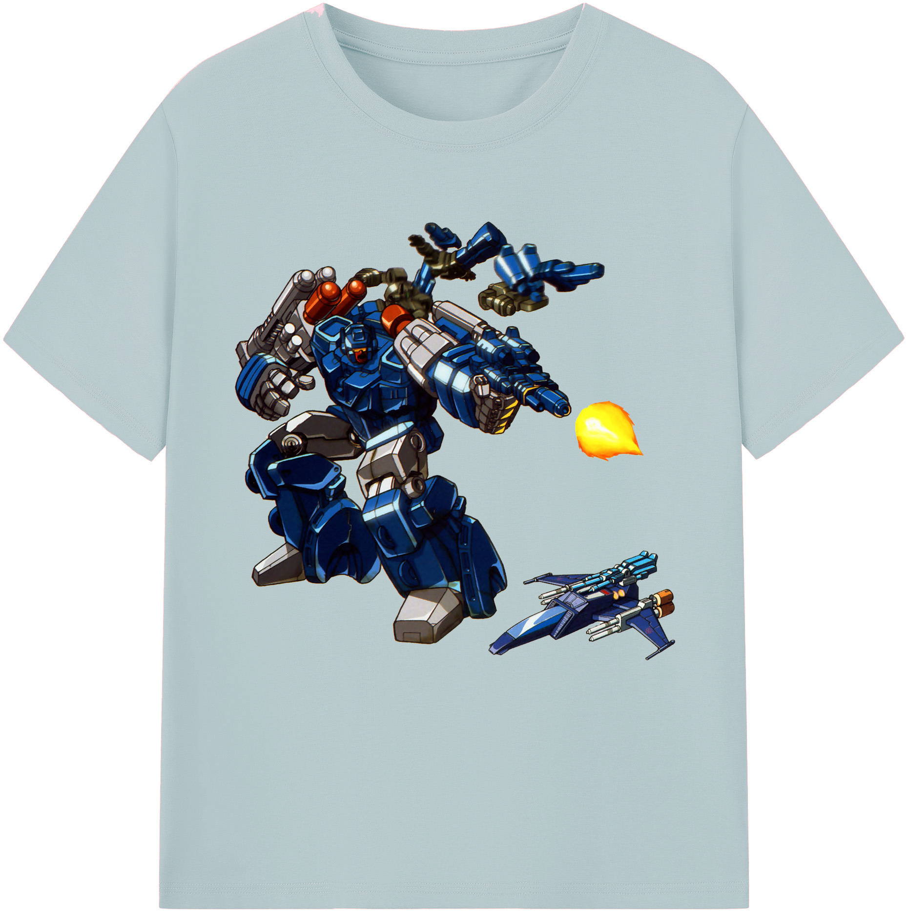 （画像用）  綿100％半袖Tシャツ（フロントプリント）